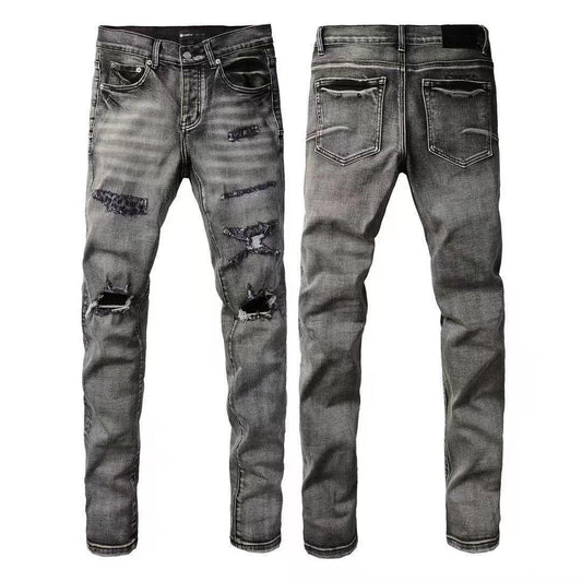 Black-washed-off Stylish Denim